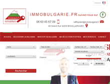 Tablet Screenshot of immobulgarie.fr